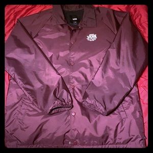 Vans Windbreaker(Maroon) XL